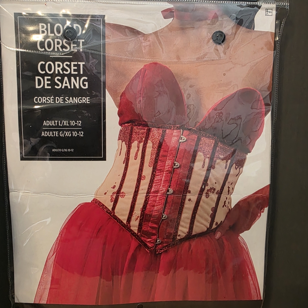 Red Blood Corset Costume